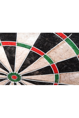 Delta Sisal Dart Seti 45 CM 18 İnç + 6 Ok 18 G Hedef Tahtası