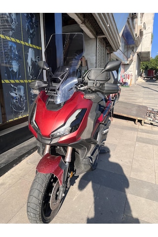 2023-25 Honda Adv 350 Uzun Ön Cam Açık Füme Zeus 60 CM 4 MM Adv350