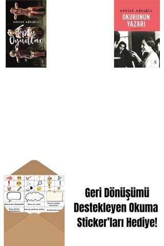 Toplu Oyunlar Ciltli + Okurunun Yazarı + Okuma Sticker'ları