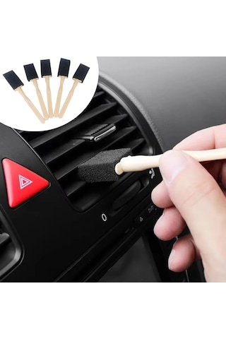Dumles 5'li Araba Havalandırma Temizleme Fırçaları Klima Çıkışları,toz Alma&otomobil İçi Detaylı Mini Temizlik Aparatları