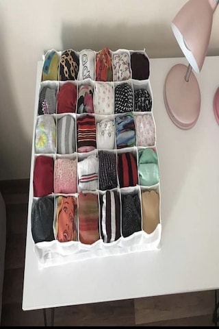 Babylondy Babylody 30 Gözlü Petek Organizer Beyaz