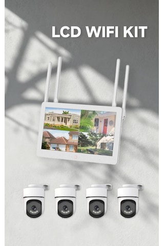 Onvıf Açık Ağ Destekli Kamera 1 Adet Ekran Monitör : 10.1 İnç Hd Lcd Bağlantı: Dahili Wi-fi İle Kablosuz Ip Kamera Bağ