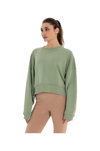 Inguz Oversize Sweatshirt Su Yeşili