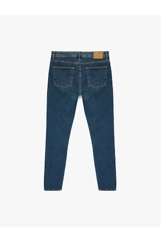 Koton Pamuklu Normal Bel Slim Fit Jean Pantolon - Brad Jean Koyu İndigo 6sam40178nd İndigo