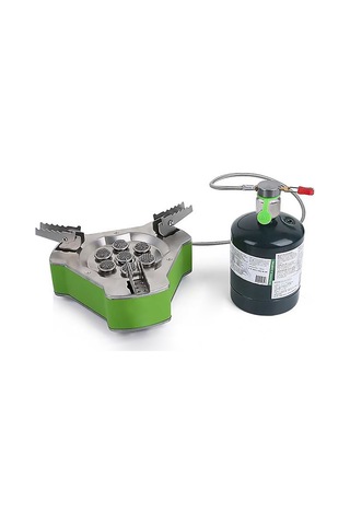 Youmex Kamp Ocağı Bağlantı Adaptörü: Propan Tankı İçin Dayanıklı Alüminyum Ve Bakır Yapı, 30x31mm, 22g Gri