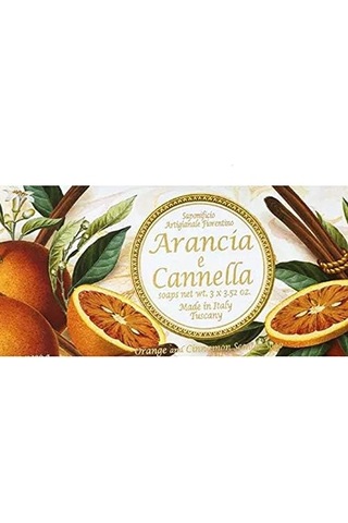 Saponificio Artigianale Fiorentino Sabun 3x100 Gr - Orange And Cinnamon Diğer