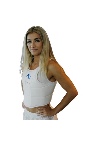Arawaza WKF Onaylı Karate Vücut Koruyucu Beyaz