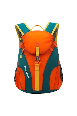 Relaxed Çift Tarzı Sırt Çantası, Eğlence Bisiklet Yürüyüş Sırt Çantası, Büyük Kapasiteli Su Geçirmez Açık Hava Sporları Dağcılık Çantası-turuncu Turuncu