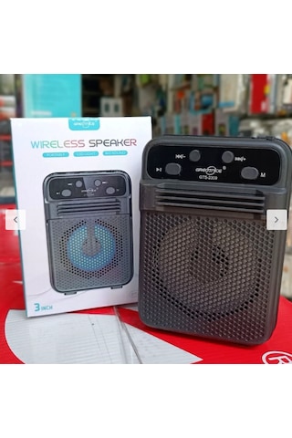 Kts Kablosuz Taşınabilir Açık İşık Bt Hoparlör İle Tws & Fm & Usb 3 İnç Gts-2309