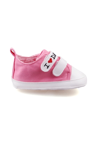 First Step Mom And Dad Bebe Patik Bebek Patik Kışlık, Anaokulu, Kreş, Ev Günlük Ayakkabı G-2287-PEMBE Pembe