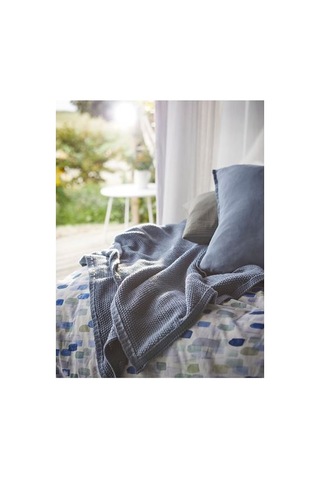 Ikea Humlemott Örtü, Mavi-gri, 130x170 Cm