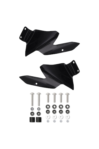 Gp Kompozit Benelli Trk 502 / 502x 2018-2023 Uyumlu Sağ Sol Rüzgarlık Siyah