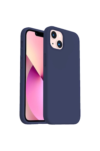 Epico Apple Uyumlu iPhone 13 Magsafe Manyetik Silikon Kılıf Blue Mavi