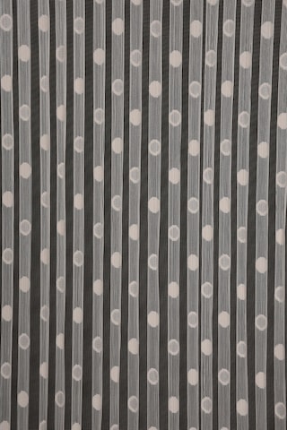 Küçük Puanlı Model Krem Renk Hazır Dikilmiş Ip Perde 300x270 Cm