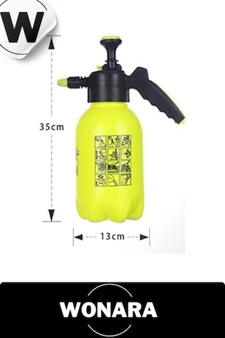 Ergonomik Ayarlanabilir Basınçlı Püskürtmeli 2 Litre Profesyonel Bahçe Araç Temizleme Pompası