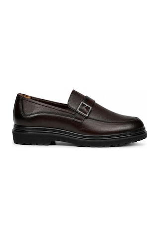 Classics Men Suni Deri Erkek Günlük Ayakkabı Loafer Ayakkabı 7720 Kahverengi