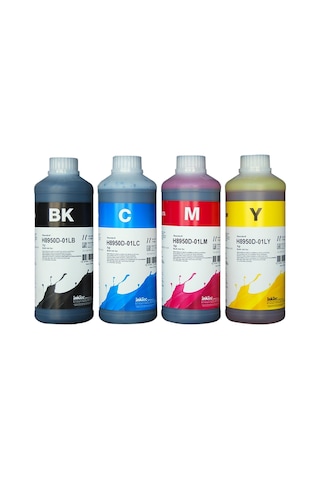İnktec 4X 1 L Dye HP 970- 971- 973- 976- 991 Mürekkep İnktec 4X 1 L Dye HP 970- 971- 973- 976- 991 Mürekkep
