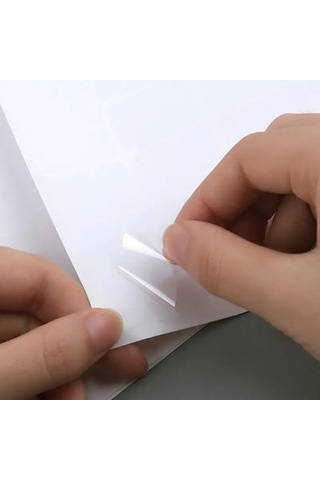 1000 Adet - 30mm X 20mm Pp Şeffaf Etiket - Ağız Kapatma Etiketi