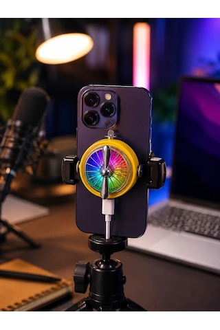 Telefon İçin Rgb Led Manyetik Soğutma Fanı Diğer