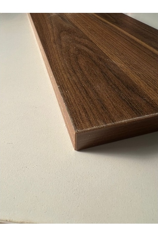 Rafkestir 18 mm Hareli ceviz Suntalam Levha parça kesimi