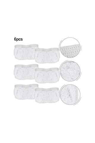 Polti Vaporetto Smart 100 Ve Kullanışlı Buharlı Robot Süpürge Aksesuarları Ve Yedek Parçaları İçin 6 Adet Paspas Bezi