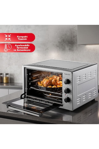 Şamdan 2011 40 L Zaman Ve Isı Ayarlı Mini/Midi Fırın