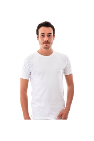 Elit 1003 Erkek Modal Elasthan Fanila Beyaz Beyaz