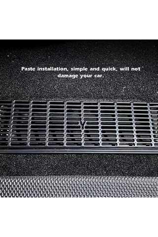 Yaozixa Tesla Model Y İçin Siyah Abs Hava Buharına Girisi Filtre Koruması Kiti 2 Adet