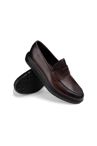 Deery Hakiki Deri Kahverengi Loafer Erkek Ayakkabı Kahverengi (539861171) Kahverengi