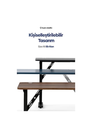 Firmus Dayanıklı Çalışma Masası - 180x80 - Antrasit