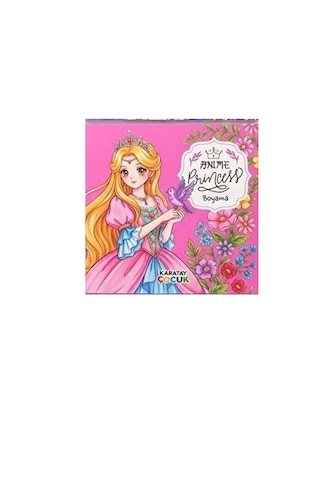 4e Anime Princess Boyama Kitabı Pembe