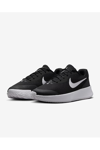 Nike Nıke Hq5292-001 M Vapor Lıte 3 Erkek Siyah Toprak Tenis Ayakkbısı Beyaz