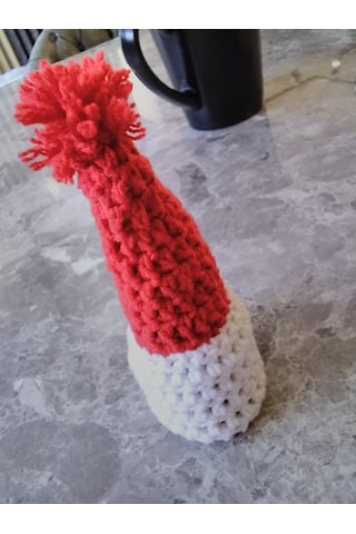 Noel Baba Yılbaşı Şapkası 10cm 3cm