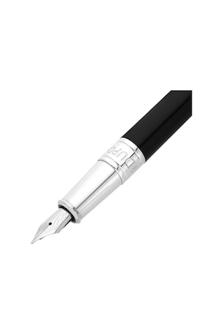 S.t. Dupont Initial Gümüş Dolma Kalem 270200 Siyah