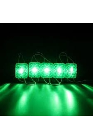 12v 2w Yeşil Tekli Yonca Modül Led 20 Adet