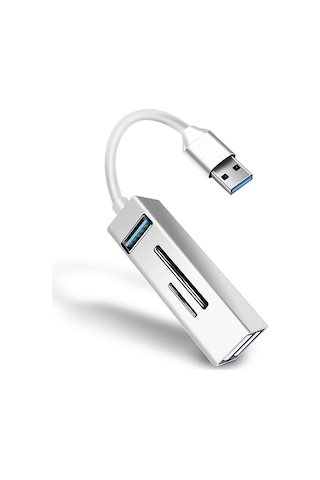 USB 3.0 Çoğaltıcı Hub Kart Okuyuculu 5in1 USB OTG SD/TF - AL3573