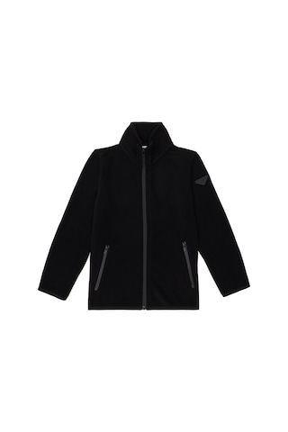 U.S. Polo Assn. Erkek Çocuk Fermuarlı Siyah Polar Sweatshirt 50298067-VR046