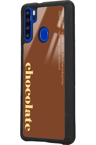 Reeder P13 Blue Max Choclate Tasarımlı Glossy Telefon Kılıfı Siyah