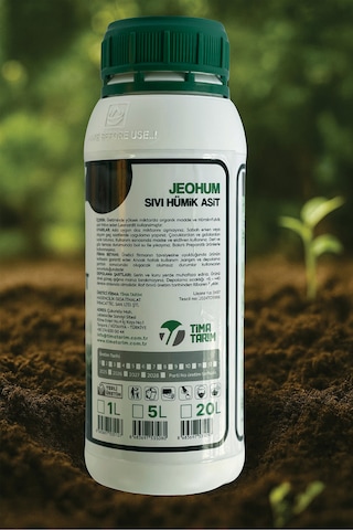 Jeohum %100 Doğal Leonardit Kaynaklı Sıvı Hümik Asit 1 Litre
