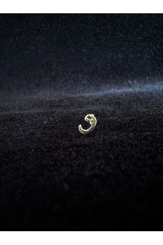 14 Ayar Altın Vav Model Hızma Burun Piercing