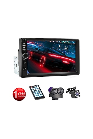 Liangmei 7 İnç Araba Radyo 1 Din Multimedya Mp5 Çalar Ayna