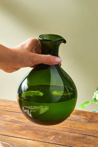 Karaca Merlot Şişe Sürahi 1000 Ml Yeşil