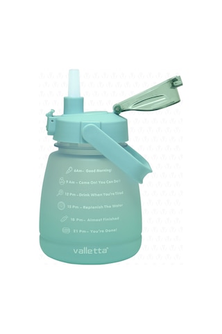 VALLETTA LUSCA MOTİVASYONLU SU MATARASI 1,3 LT - YEŞİL