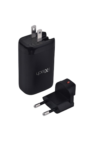 İxtech 65W Hızlı Şarj Aleti Siyah - IX-HC2