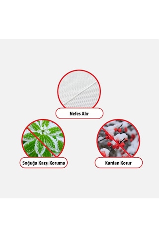 Gardener 11304 Saksılı Bitkiler İçin Soğuktan Koruma Örtüsü 30 G - 2,4 M X 2 M 2 Adet