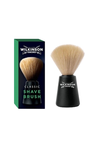 Wilkinson Sword Classic Tıraş Fırçası Sentetik Kıl, Geleneksel Islak Tıraş İçin İdeal Erkek Bakımı Wilkinson Sword Classic Tıraş Fırçası Sentetik Kıl, Geleneksel Islak Tıraş İçin İdeal Erkek Bakımı