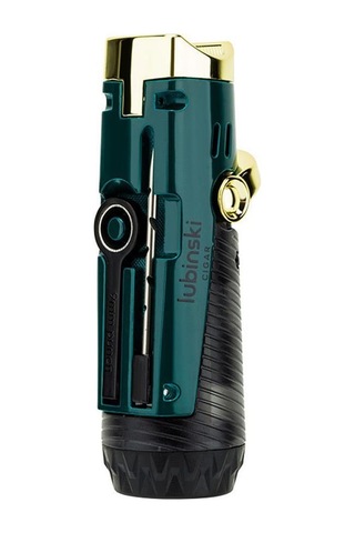 Lubinski Yeni Stil Üçlü Yeşil-gold Puro Seti