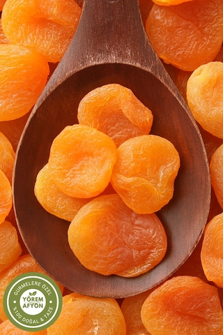 Yörem Afyon Meşhur Malatya Güneşte Kurutulmuş Etli Jumbo Boy Vegan Kayısı Kurusu Set 200gr. 200 G