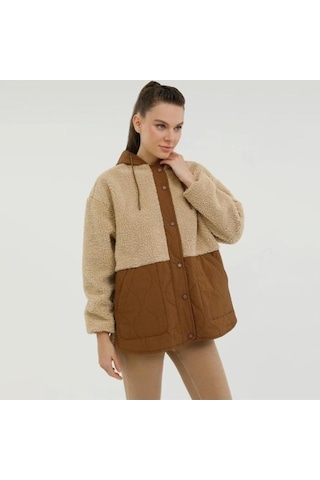 Lumberjack Wl Hannah 6ct2008 4pr 101888414 Kadın Mont Camel Xs-xl Camel