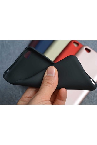 Xiaomi Redmi Go Kılıf Zore Premier Silikon Kapak Mürdüm